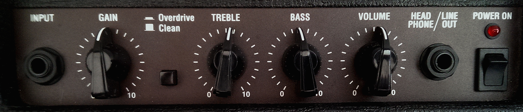 Vox Pathfinder 10 Controls Close Up